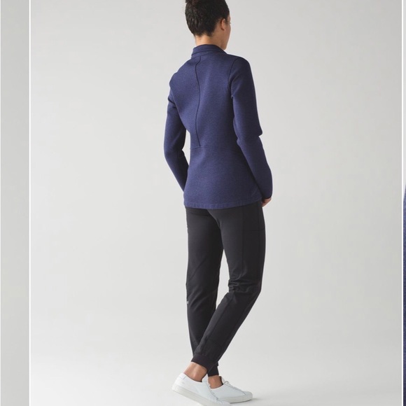 Lululemon" Insculpt Jacket- Heathered Deep Indigo / Deep Indigo- Size 4- - Picture 7 of 16